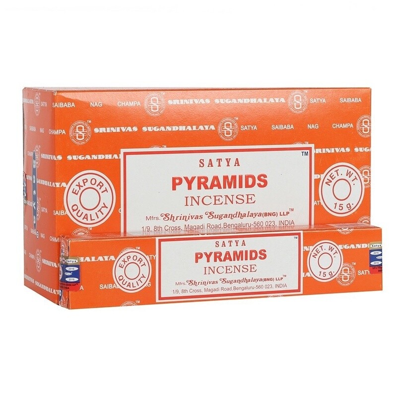 Satya Pyramid Incense Sticks (Focus + Energy)