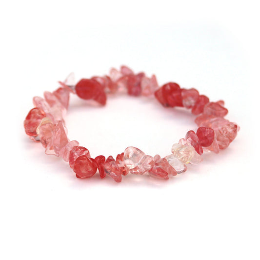 Crystal Intention Bracelet – Cherry Quartz (Harmony & Balance)