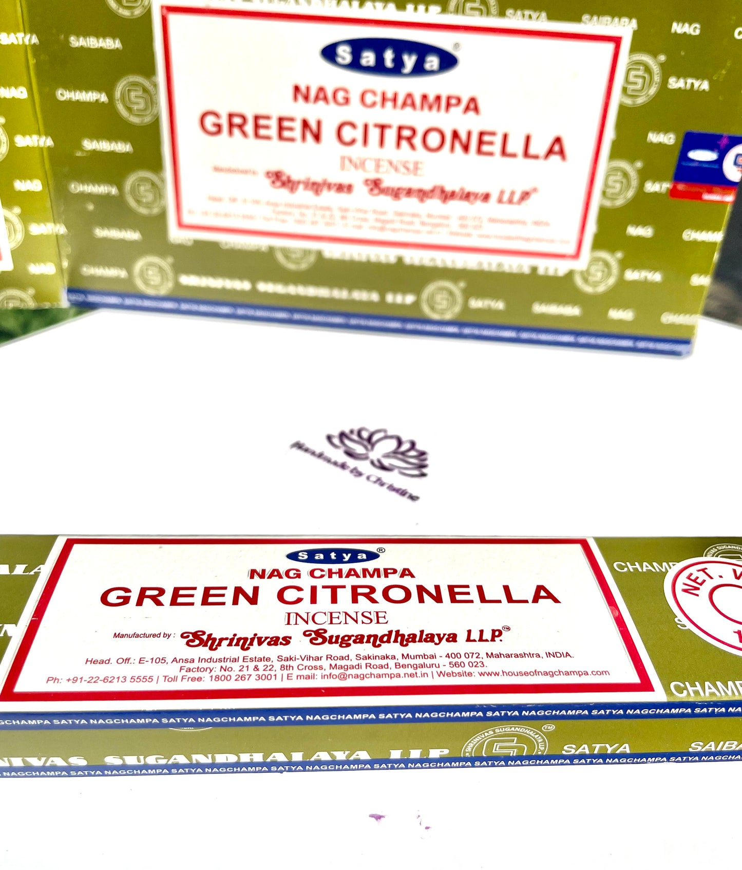 Green Citronella Satya Incense – Curated by Christine