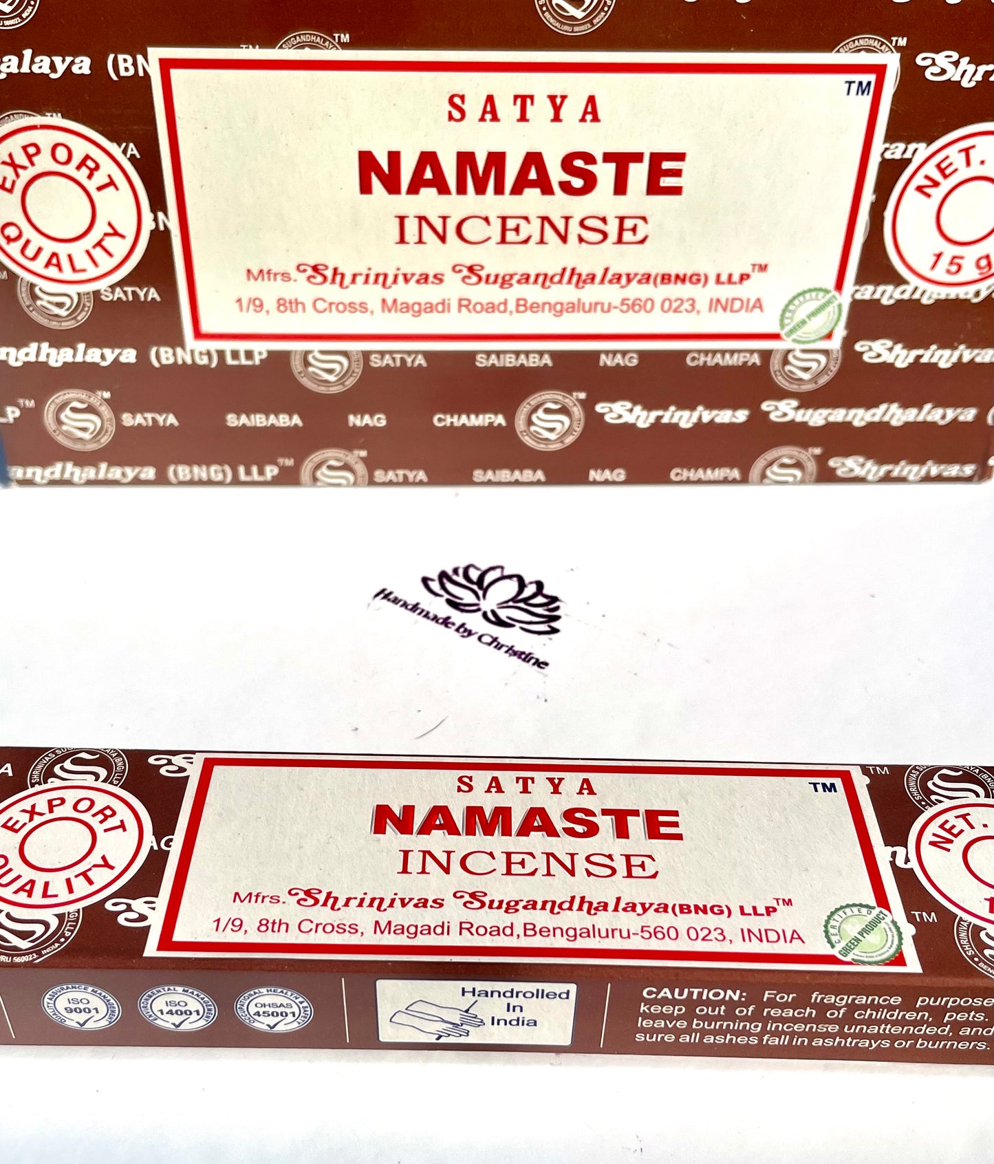 Namaste Satya Incense – Curated by Christine
