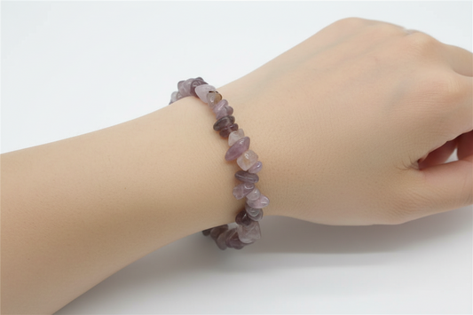 Purple Rose Quartz Intention Bracelet – Love & Healing
