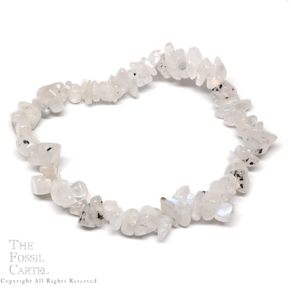 Crystal Intention Bracelet – Moonstone (Intuition & Balance)