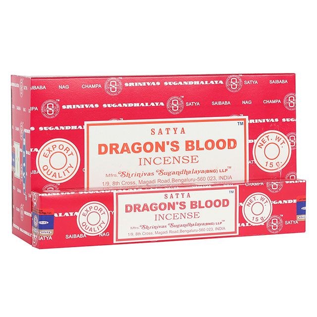 Satya Dragon’s Blood Incense Sticks (Protection + Power)