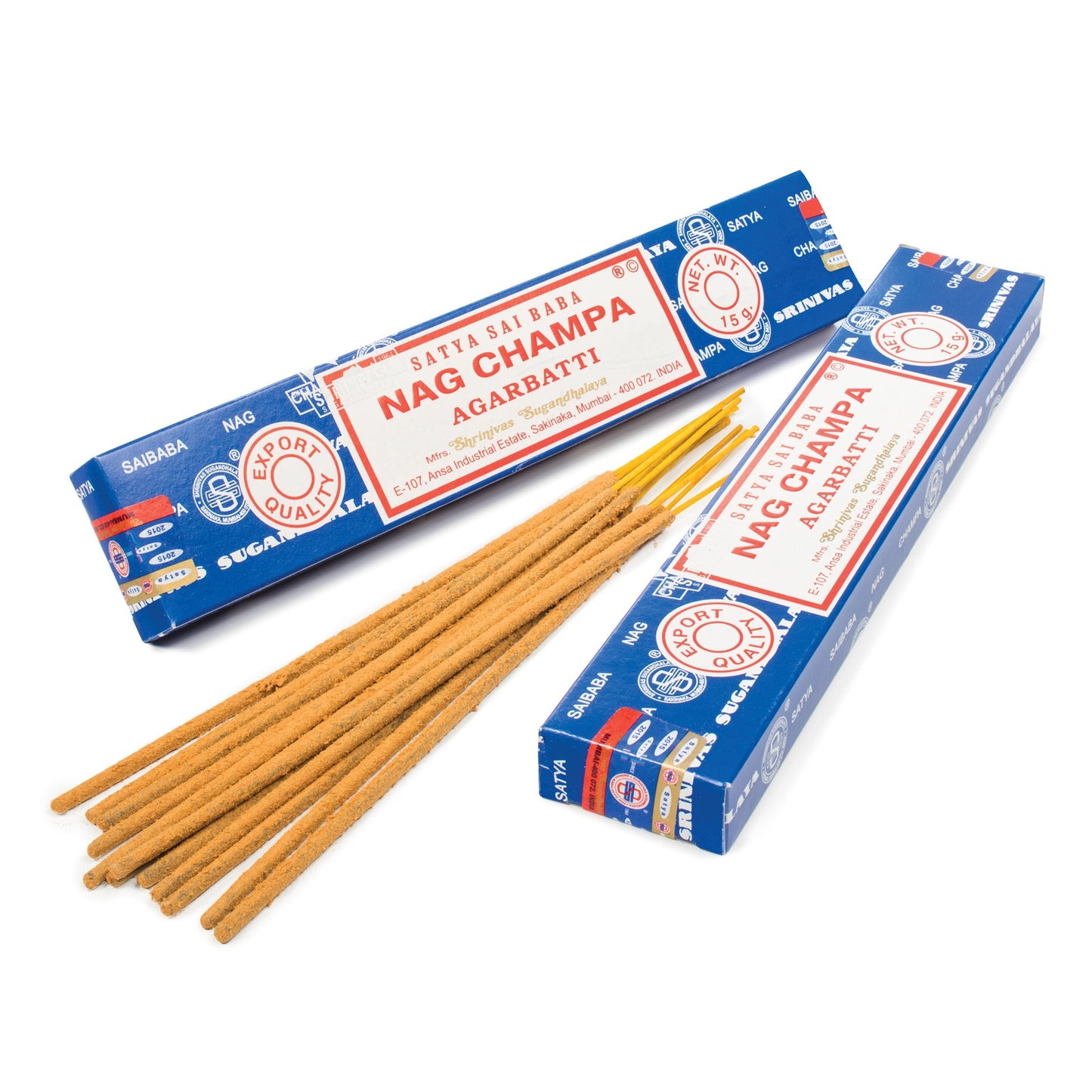 Satya Nag Champa Incense Sticks (Calming + Purification)