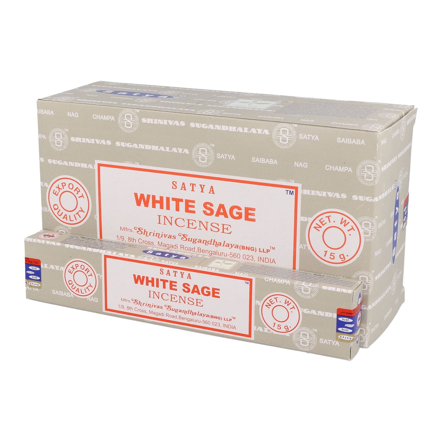 Satya White Sage Incense Sticks (Cleansing + Protection)