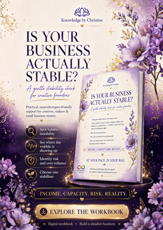IS YOUR BUSINESS ACTUALLY STABLE?