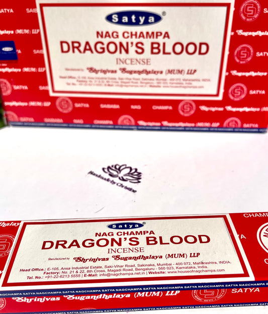 Dragon's Blood Satya Incense – Curated by Christine