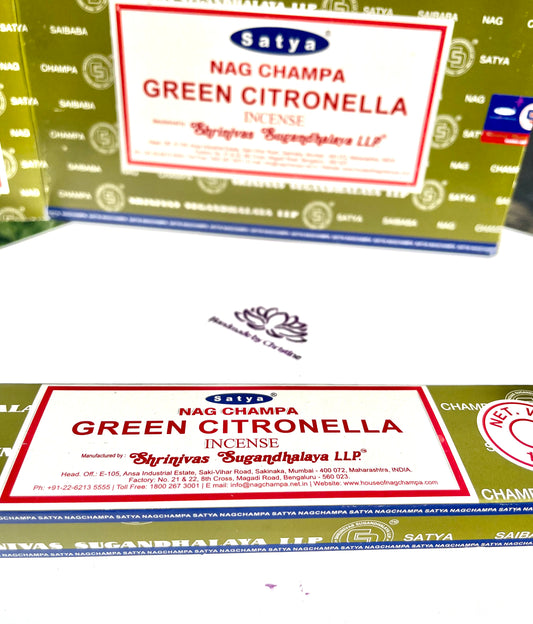 Green Citronella Satya Incense – Curated by Christine