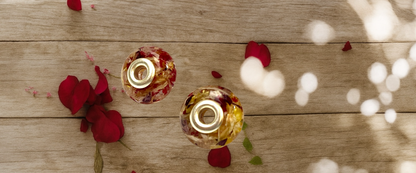 Flower Preservation Pandora-Style Bead | Round or Faceted Resin Charm | Wedding & Memorial Keepsake