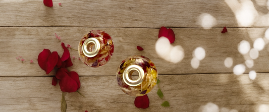 Flower Preservation Pandora-Style Bead | Round or Faceted Resin Charm | Wedding & Memorial Keepsake