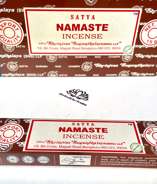 Namaste Satya Incense – Curated by Christine