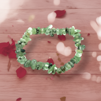 Crystal Intention Bracelet – Prehnite (Harmony & Balance)