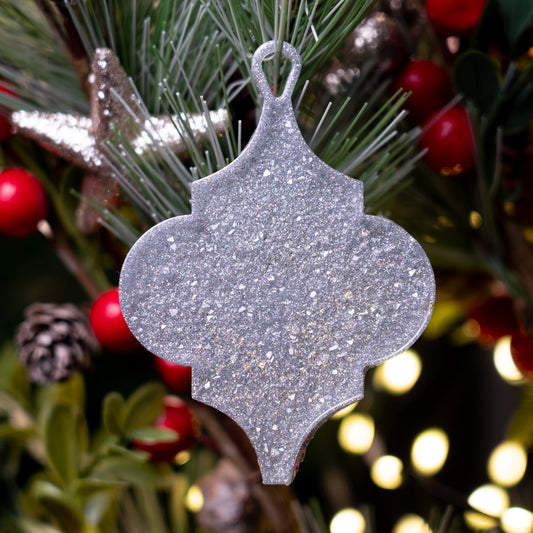 Handmade Druzy Resin Christmas Ornament - Regal Ornament – Custom Colours Available