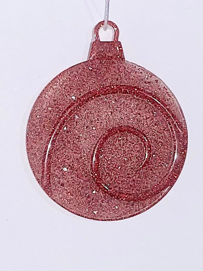 Handmade Druzy Resin Christmas Ornament - Galaxy Bauble – Custom Colours Available