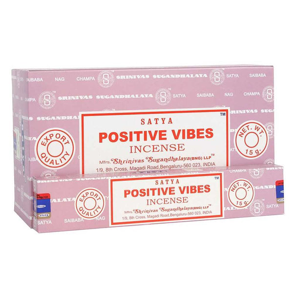 Satya Positive Vibes Incense Sticks (Uplift + Positivity)