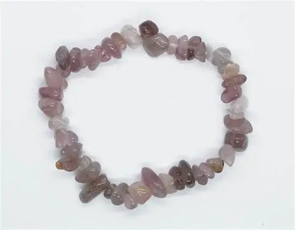 Crystal Intention Bracelet – Purple Rose Quartz (Love)