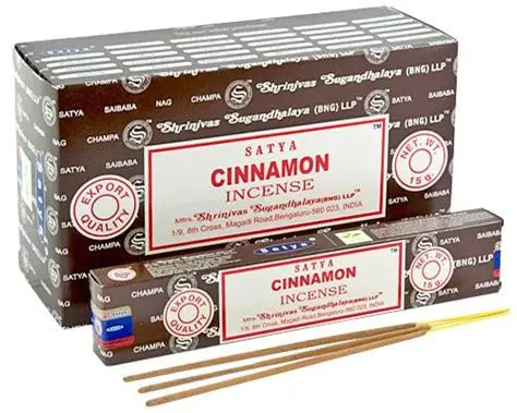 Satya Cinnamon Incense Sticks (Warmth + Prosperity)