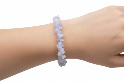 Chalcedony Intention Bracelet – Harmony & Balance