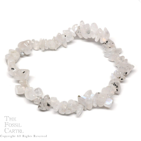 Crystal Intention Bracelet – Moonstone (Intuition & Balance)