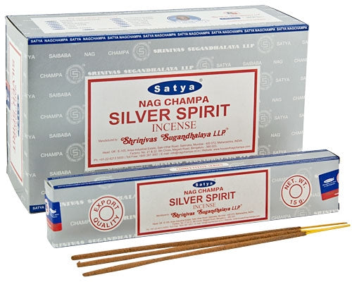 Satya Silver Spirit Incense Sticks (Clarity + Elevation)