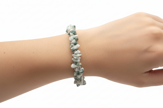 Moss Agate Intention Bracelet – Harmony & Balance