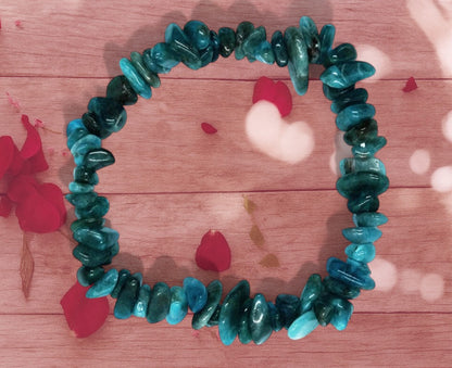 Crystal Intention Bracelet – Apatite (Motivation & Confidence)