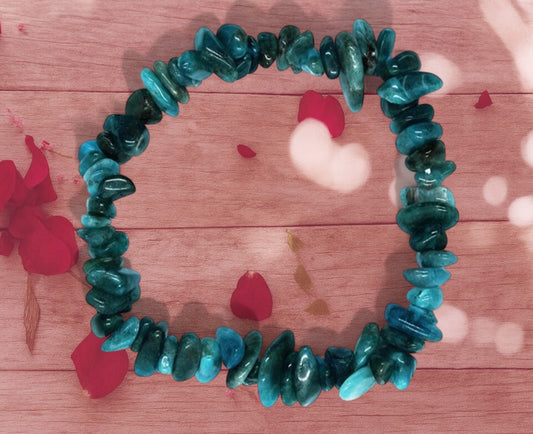 Crystal Intention Bracelet – Apatite (Motivation & Confidence)
