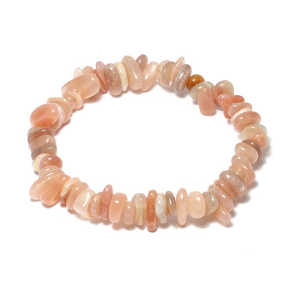Crystal Intention Bracelet – Peach Moonstone (Intuition & Balance)