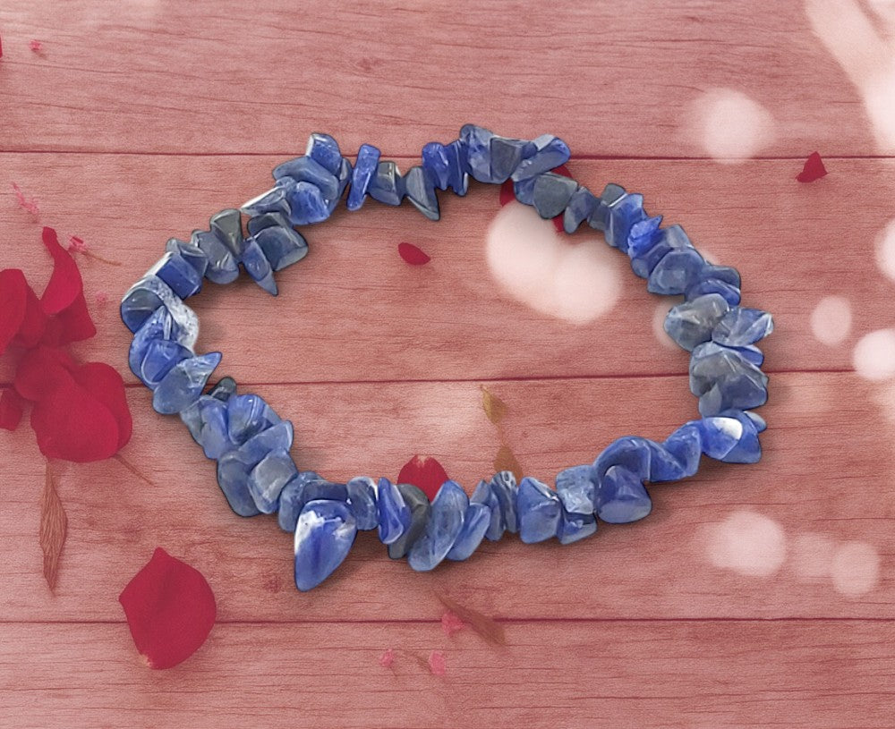 Crystal Intention Bracelet – Sodalite (Insight & Intuition)