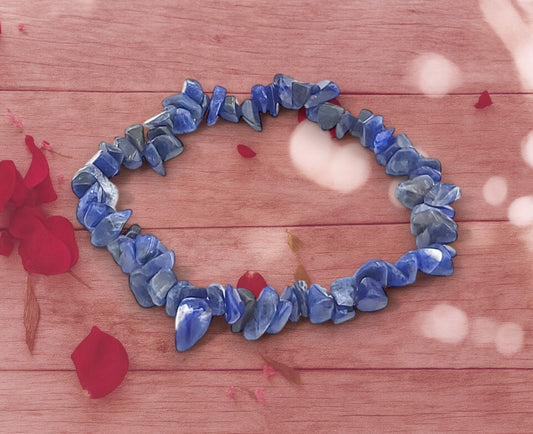 Crystal Intention Bracelet – Sodalite (Insight & Intuition)