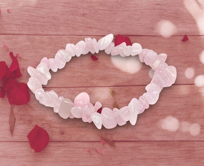 Crystal Intention Bracelet – Rose Quartz (Love)