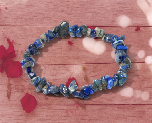 Crystal Intention Bracelet – Lapis Lazuli (Insight & Intuition)