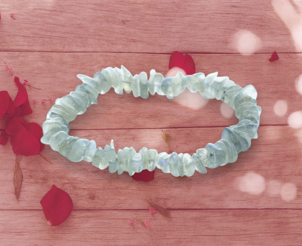 Crystal Intention Bracelet – Labradorite (Insight & Intuition)