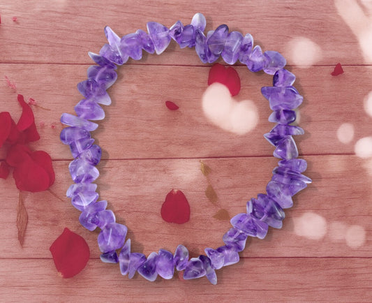 Crystal Intention Bracelet – Amethyst (Protection)