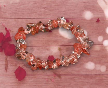 Crystal Intention Bracelet – Cherry Quartz (Harmony & Balance)