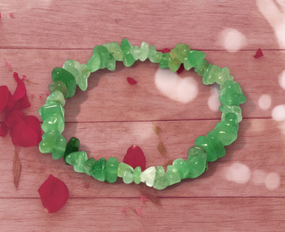 Crystal Intention Bracelet – Green Aventurine (Success & Prosperity)