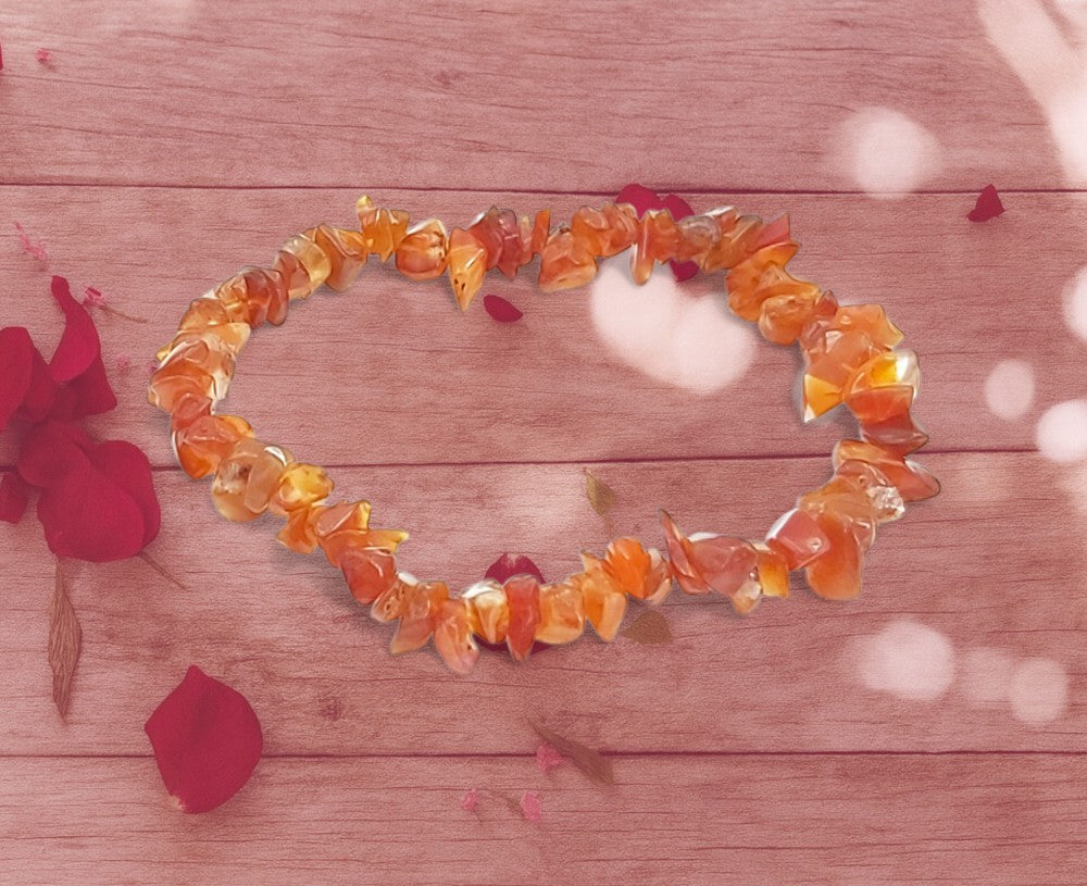 Crystal Intention Bracelet – Carnelian (Motivation & Confidence)