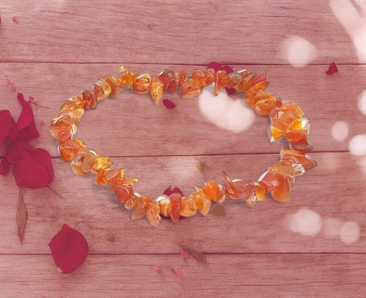 Crystal Intention Bracelet – Carnelian (Motivation & Confidence)