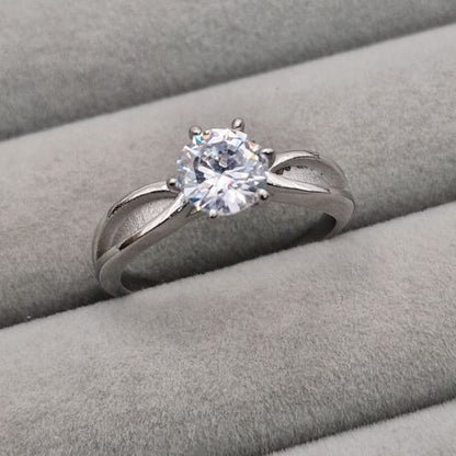 Stainless Steel Solitaire Ring blank