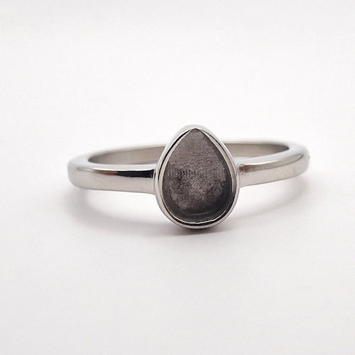 Stainless Steel Tear Ring Product: Stainless Steel Plain Teardrop Ring ring blank for resin