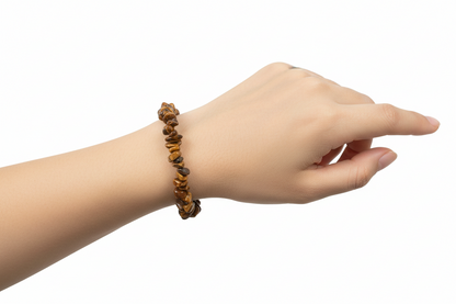 Tiger’s Eye Intention Bracelet – Protection & Confidence